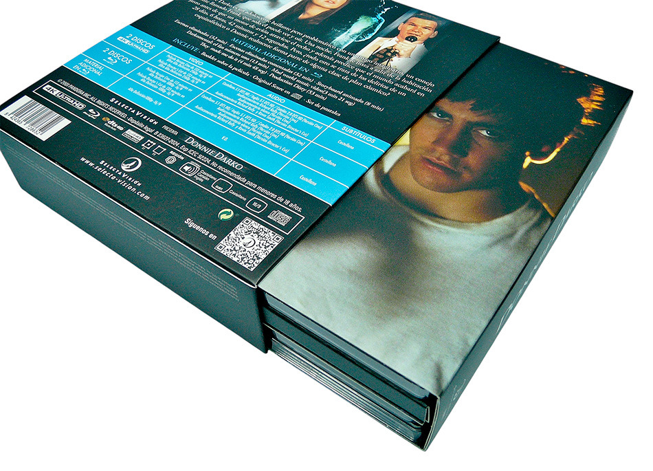 Fotograf&iacute;as de la edici&oacute;n coleccionista de Donnie Darko en UHD 4K y Blu-ray 5