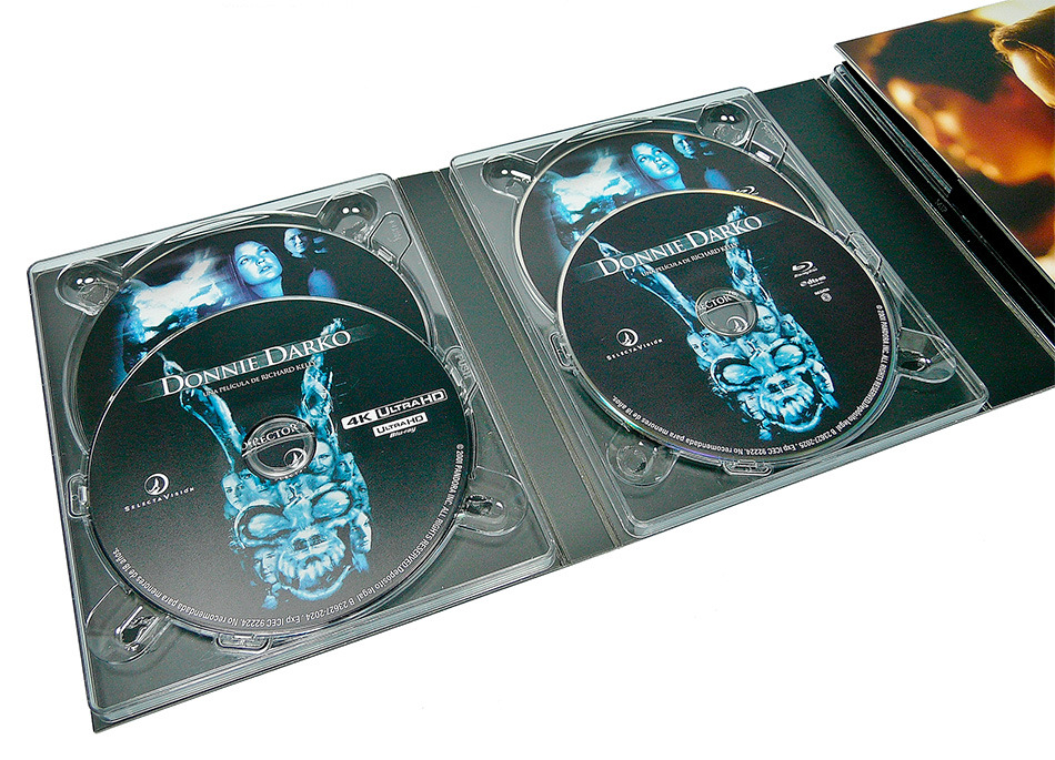Fotograf&iacute;as de la edici&oacute;n coleccionista de Donnie Darko en UHD 4K y Blu-ray 8