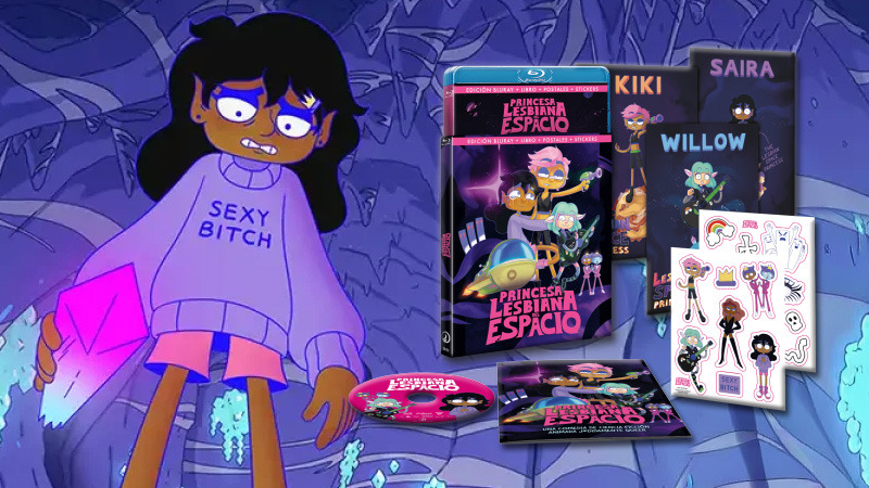 Edición de Princesa Lesbiana del Espacio en Blu-ray con añadidos a precio de sencilla