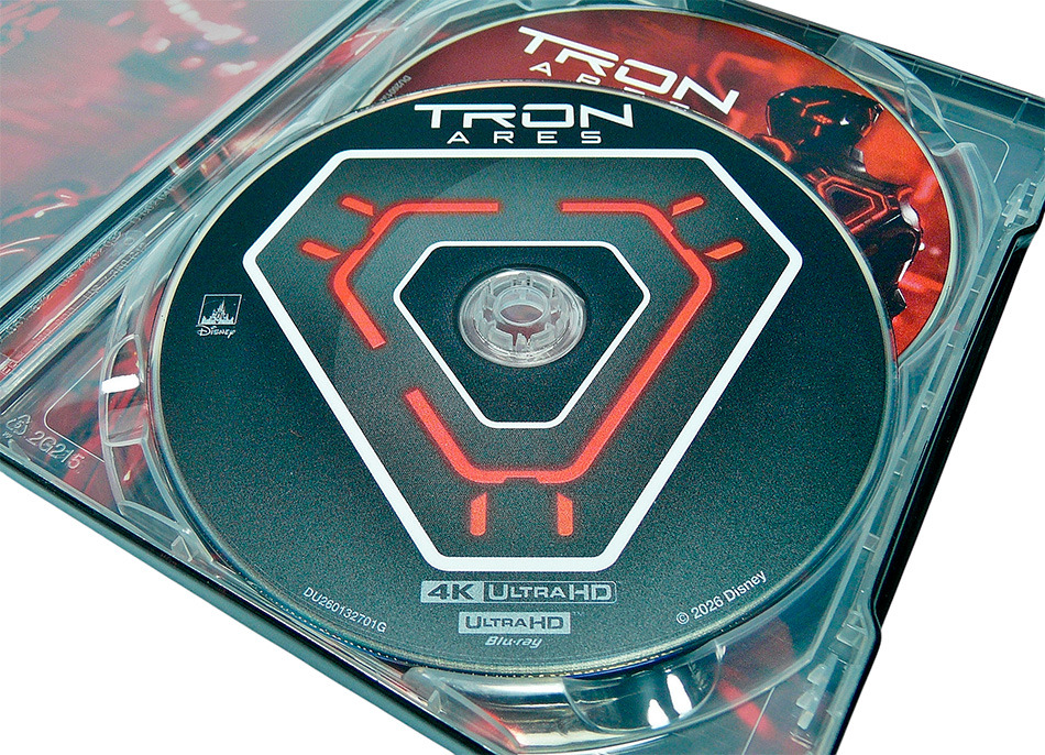 Fotograf&iacute;as del Steelbook de Tron: Ares en UHD 4K y Blu-ray 12