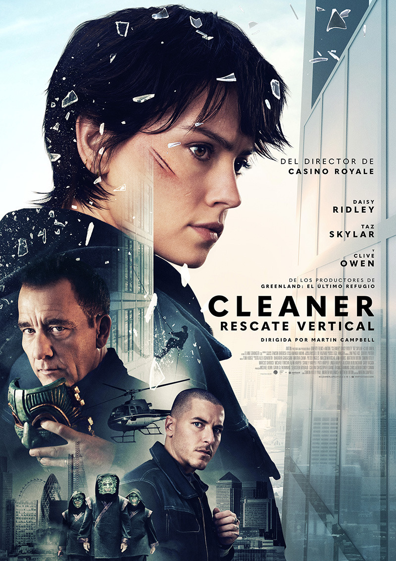 P&oacute;ster de la pel&iacute;cula Cleaner: Rescate Vertical