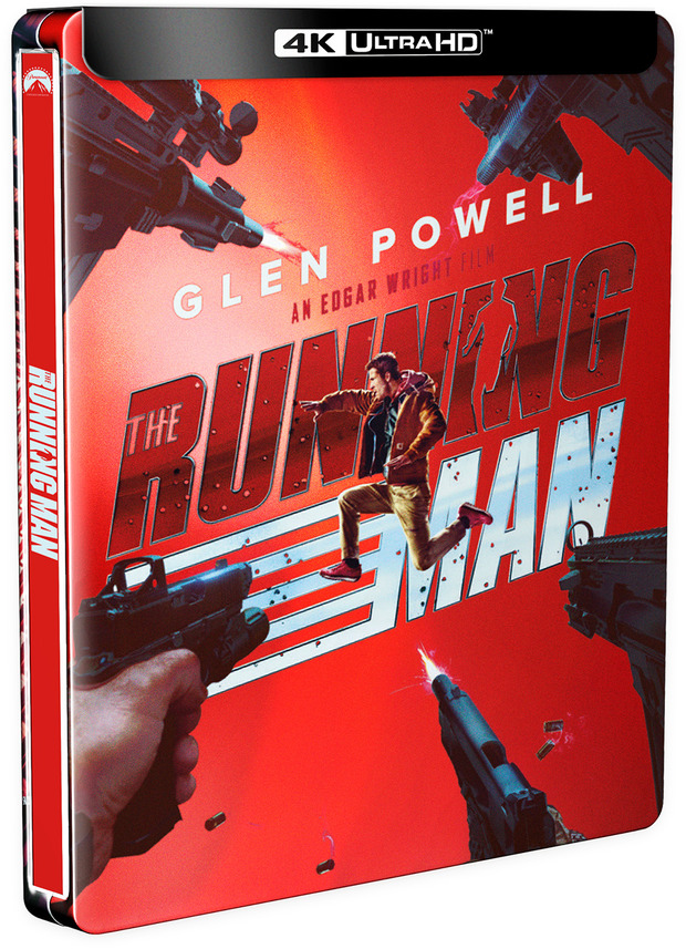 The Running Man -dirigida por Edgar Wright- en UHD 4K y Steelbook