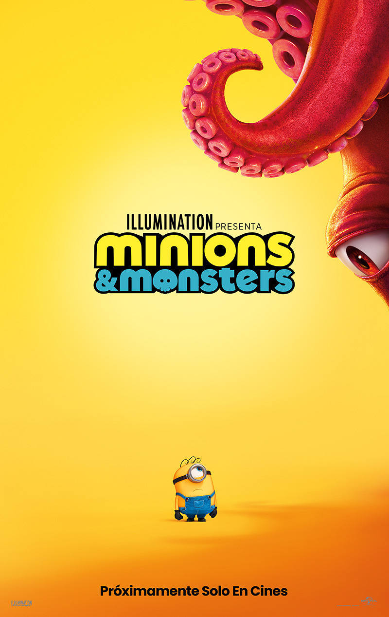 P&oacute;ster de la pel&iacute;cula Minions & Monsters