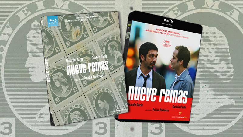 Edición 25 aniversario restaurada en 4K de Nueve Reinas en Blu-ray