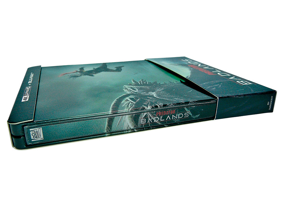 Fotograf&iacute;as del Steelbook de Predator: Badlands en UHD 4K y Blu-ray 3