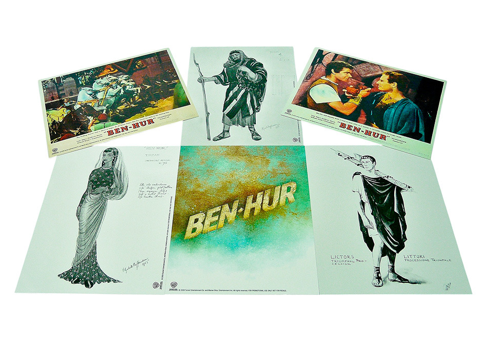 Fotograf&iacute;as de la edici&oacute;n coleccionista de Ben-Hur en UHD 4K y Blu-ray 24