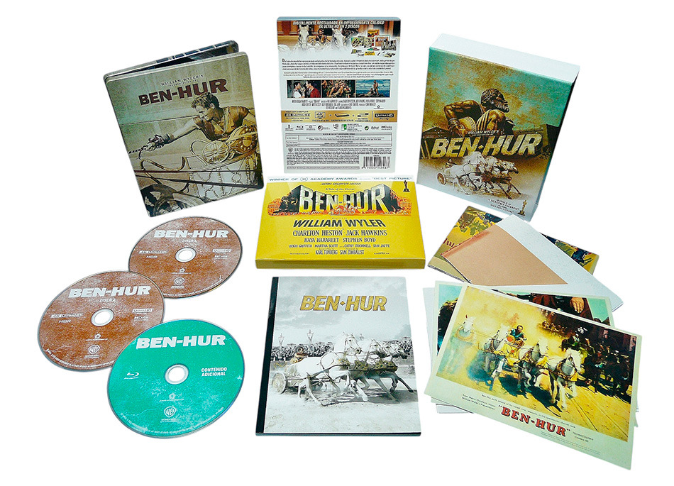 Fotograf&iacute;as de la edici&oacute;n coleccionista de Ben-Hur en UHD 4K y Blu-ray 34