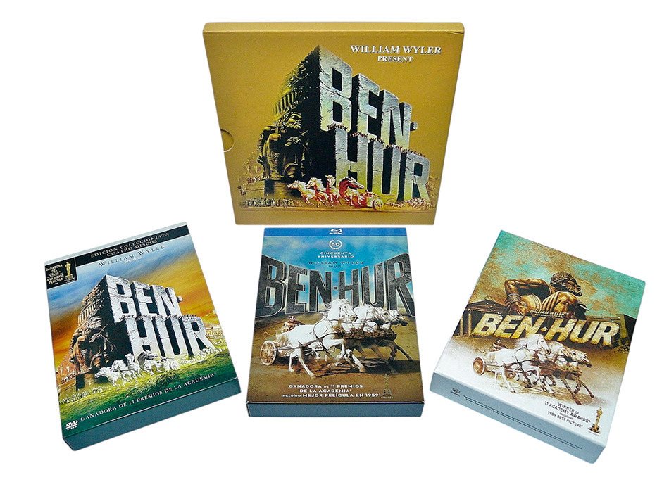 Fotograf&iacute;as de la edici&oacute;n coleccionista de Ben-Hur en UHD 4K y Blu-ray 35