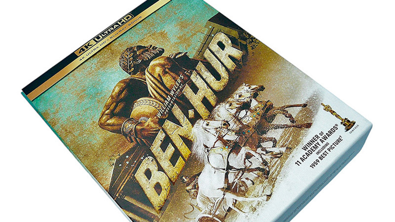 Fotografías de la edición coleccionista de Ben-Hur en UHD 4K