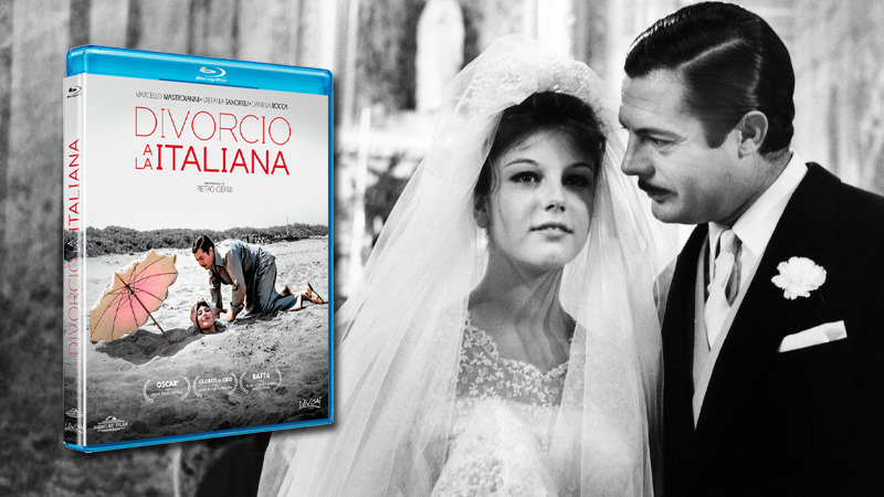 Divorcio a la Italiana -con Marcello Mastroianni- en Blu-ray