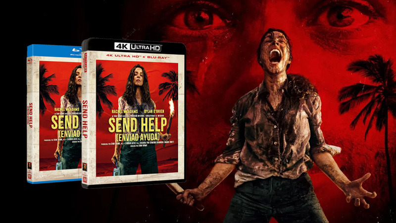 Send Help (Enviad Ayuda) -dirigida por Sam Raimi- en Blu-ray y UHD 4K