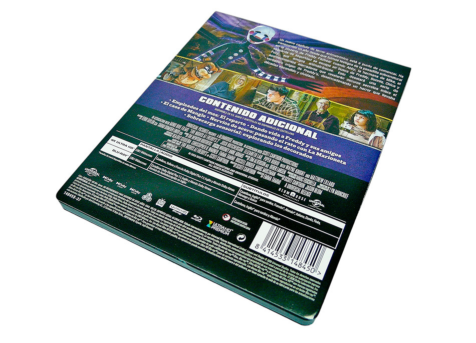 Fotograf&iacute;as del Steelbook de Five Nights at Freddy's 2 en UHD 4K y Blu-ray 5