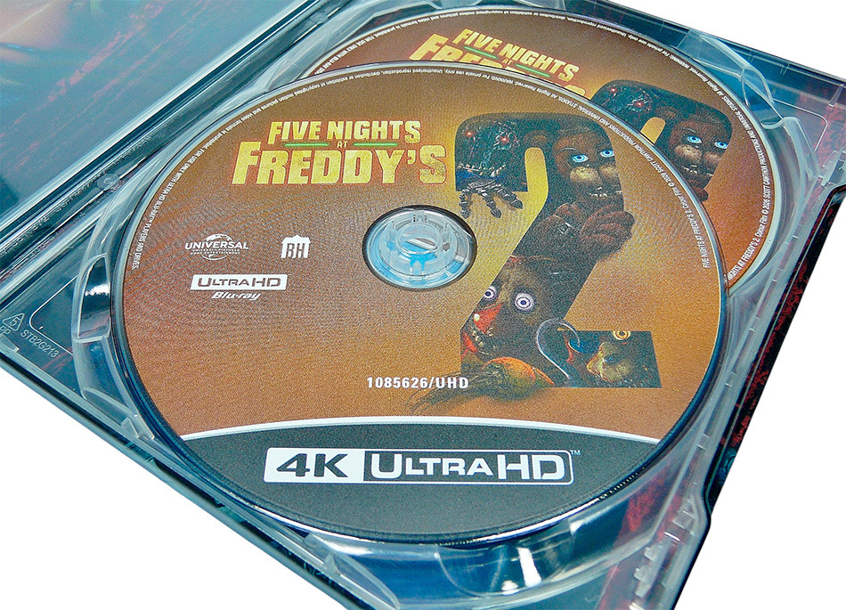 Fotograf&iacute;as del Steelbook de Five Nights at Freddy's 2 en UHD 4K y Blu-ray 12