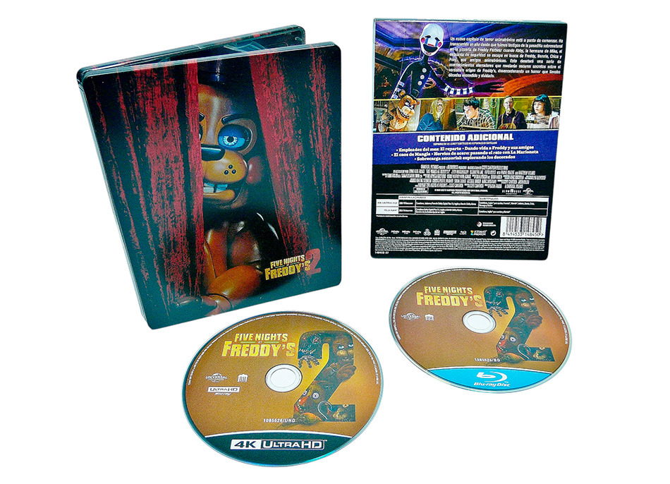 Fotograf&iacute;as del Steelbook de Five Nights at Freddy's 2 en UHD 4K y Blu-ray 17