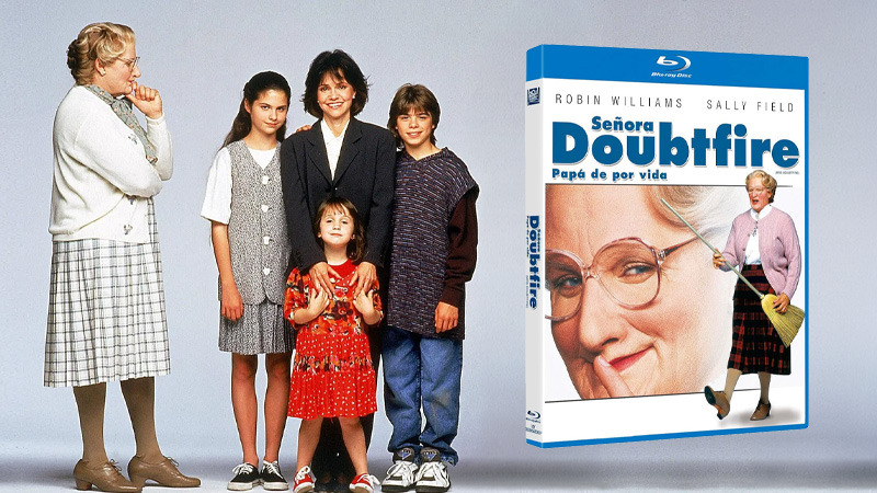 El Blu-ray de Señora Doubtfire vuelve a estar disponible