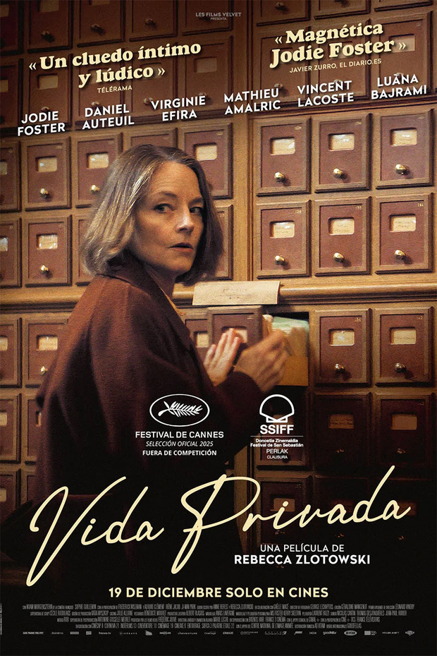 Confirmaci&oacute;n del lanzamiento de Vida Privada en Blu-ray, con Jodie Fostes