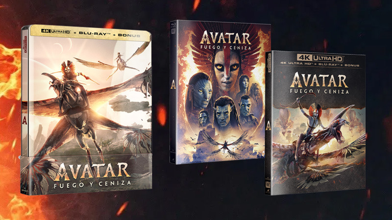 Lanzamiento de Avatar: Fuego y Ceniza en Blu-ray, UHD 4K y Steelbook [actualizado]