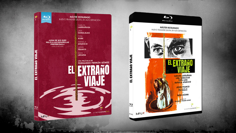El Extraño Viaje -de Fernando Fernán Gómez- en Blu-ray con postales