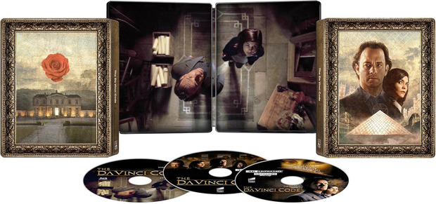 El C&oacute;digo Da Vinci - Edici&oacute;n Met&aacute;lica 20&ordm; Aniversario Ultra HD Blu-ray 1