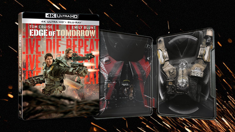 Steelbook de Al Filo del Mañana en UHD 4K con Tom Cruise y Emily Blunt