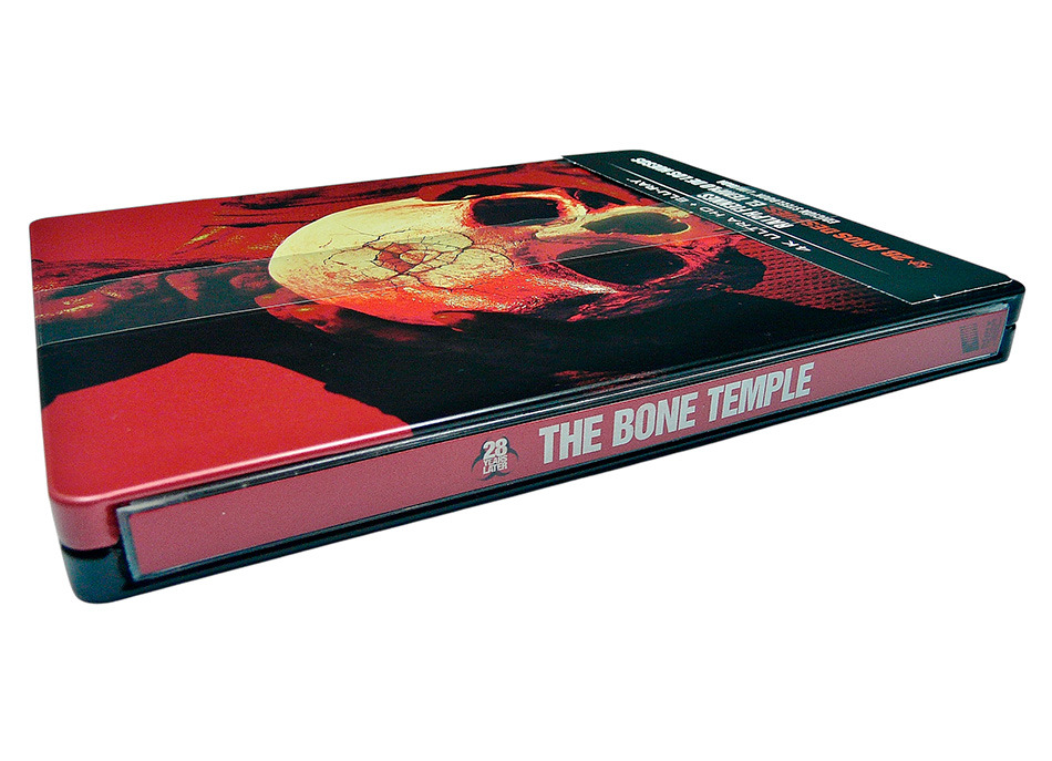 Fotograf&iacute;as del Steelbook de 28 A&ntilde;os Despu&eacute;s: El Templo de los Huesos en UHD 4K y Blu-ray 3