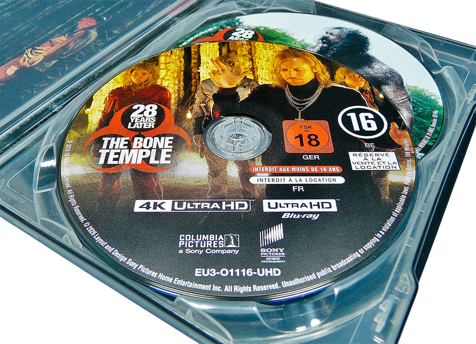 Fotograf&iacute;as del Steelbook de 28 A&ntilde;os Despu&eacute;s: El Templo de los Huesos en UHD 4K y Blu-ray 12
