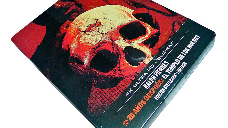 Fotografías del Steelbook de 28 Años Después: El Templo de los Huesos en UHD 4K y Blu-ray