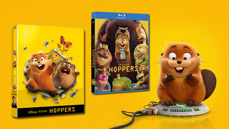 Hoppers de Disney y Pixar en Blu-ray sencillo y Steelbook