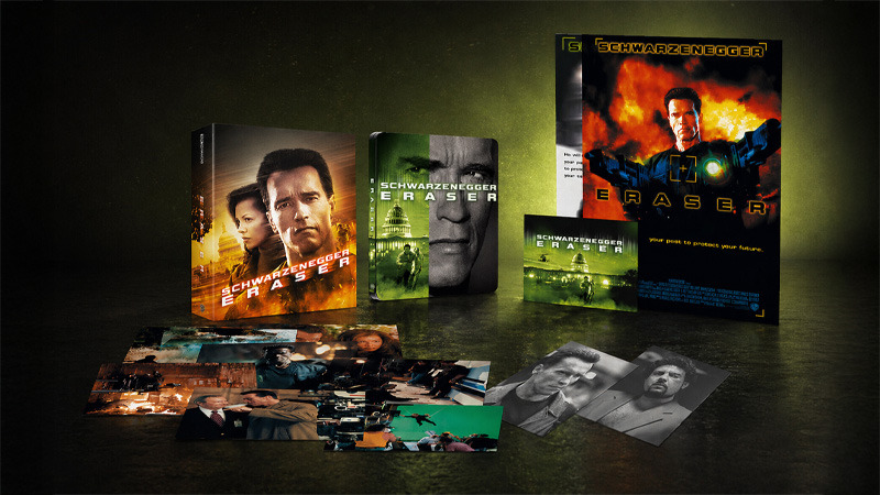 Eraser -con Arnold Schwarzenegger- por fin en UHD 4K y Blu-ray