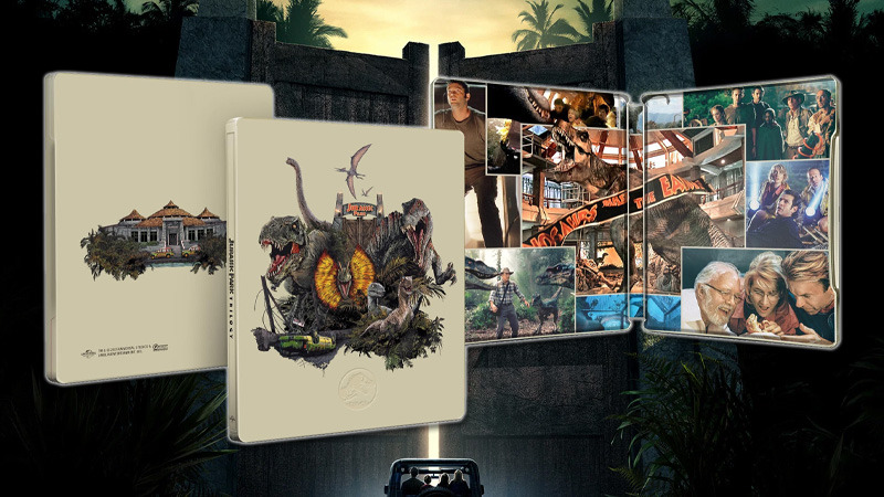 Oferta: Steelbook de la Trilogía Jurassic Park en UHD 4K con castellano