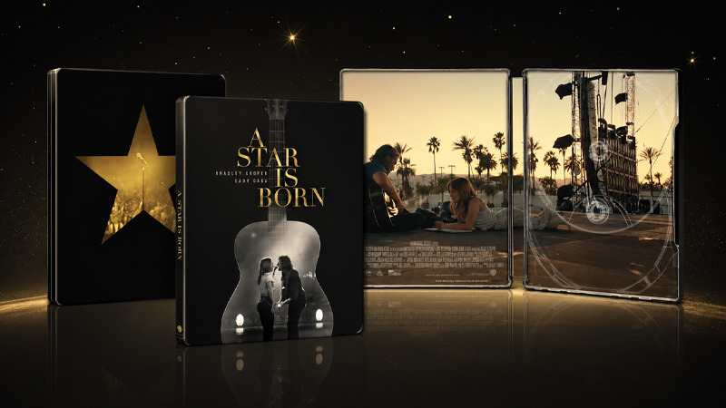 Steelbook UHD 4K de Ha Nacido una Estrella, con Bradley Cooper y Lady Gaga