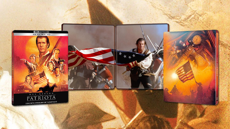 Nuevo Steelbook de El Patriota en UHD 4K con varias novedades