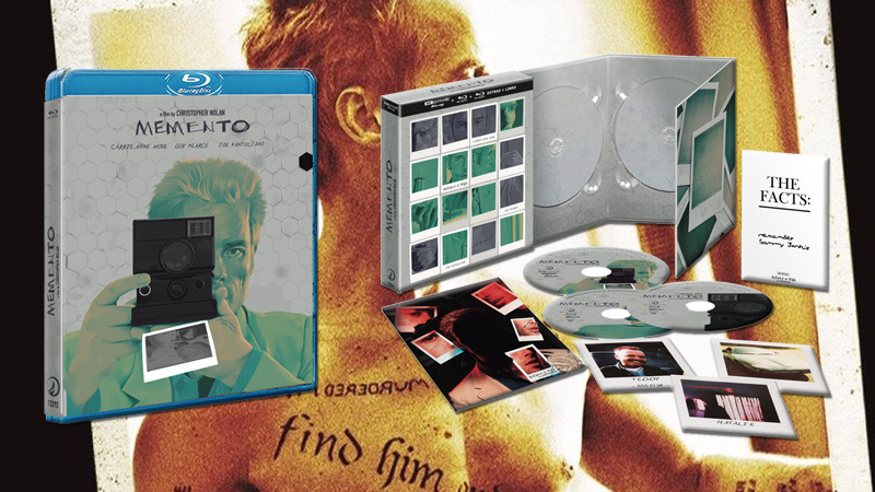 Estreno de Memento en UHD 4K y nueva edición en Blu-ray