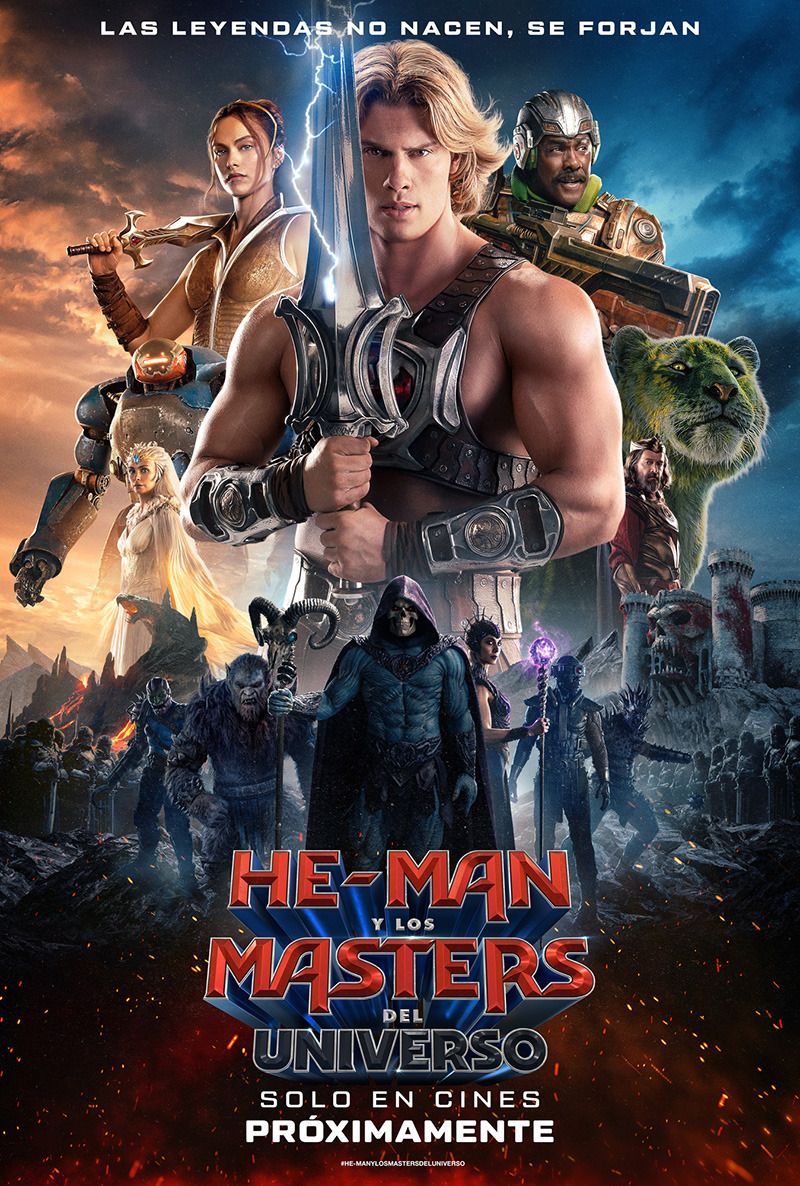 P&oacute;ster de la pel&iacute;cula He-man y los Masters del Universo