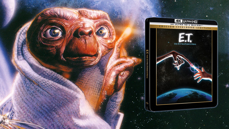 Nuevo Steelbook de E.T. El Extraterrestre en UHD 4K y Blu-ray