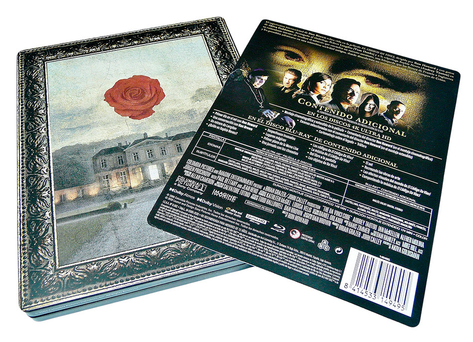 Fotografías del Steelbook 20º aniversario de El Código Da Vinci en UHD 4K y Blu-ray 6