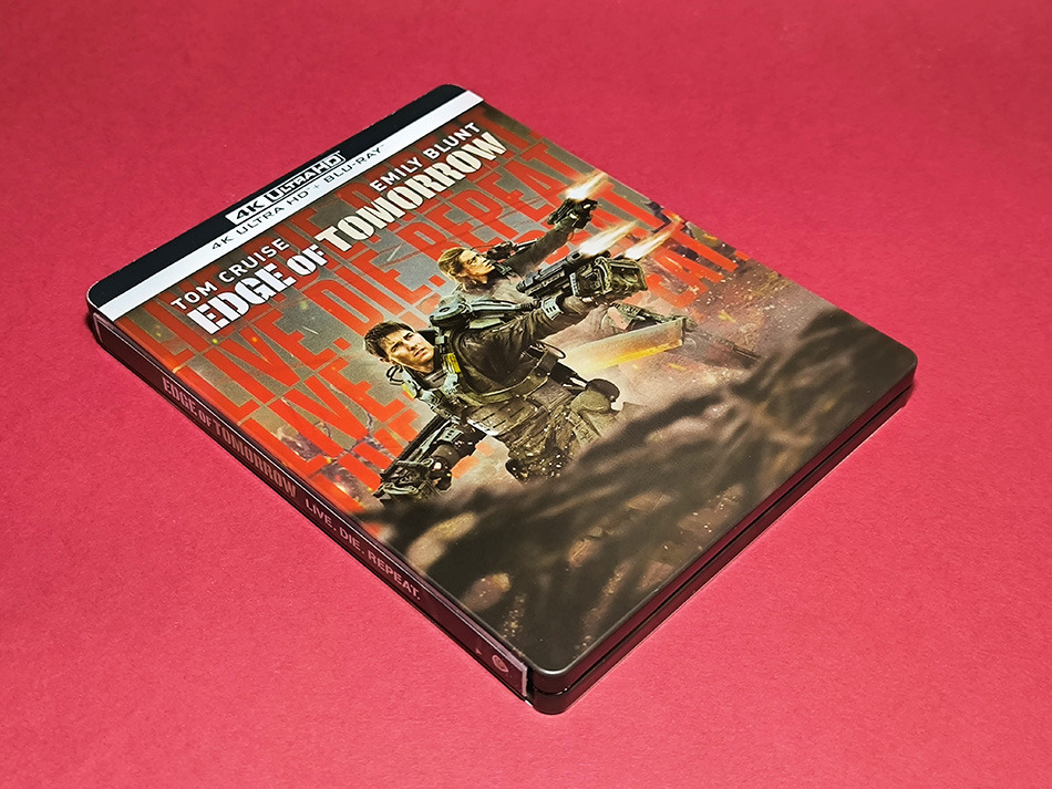 Fotograf&iacute;as del Steelbook de Al Filo del Ma&ntilde;ana en UHD 4K y Blu-ray 1