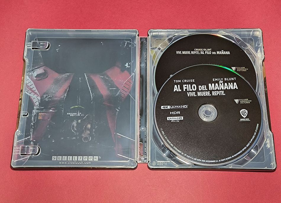 Fotograf&iacute;as del Steelbook de Al Filo del Ma&ntilde;ana en UHD 4K y Blu-ray 9