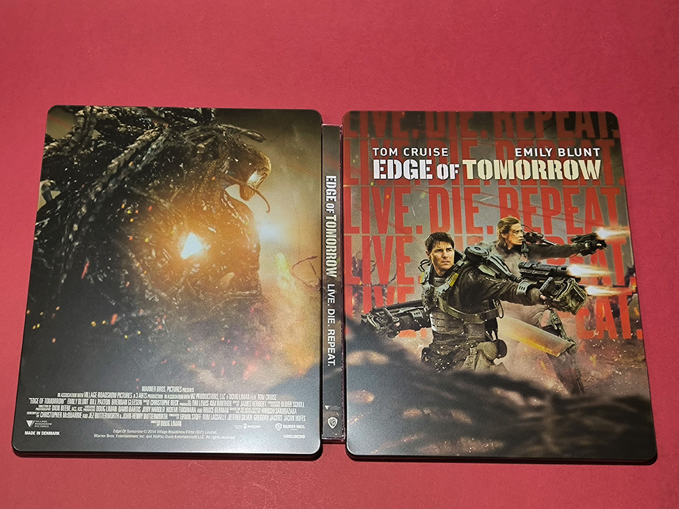 Fotograf&iacute;as del Steelbook de Al Filo del Ma&ntilde;ana en UHD 4K y Blu-ray 12