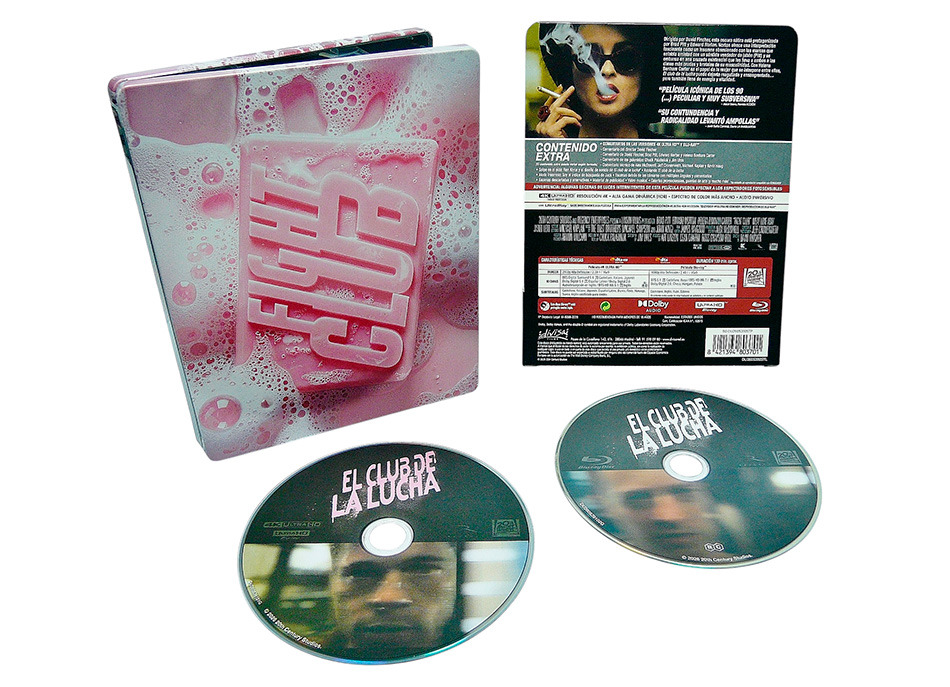 Fotografías del Steelbook de El Club de la Lucha en UHD 4K y Blu-ray 17
