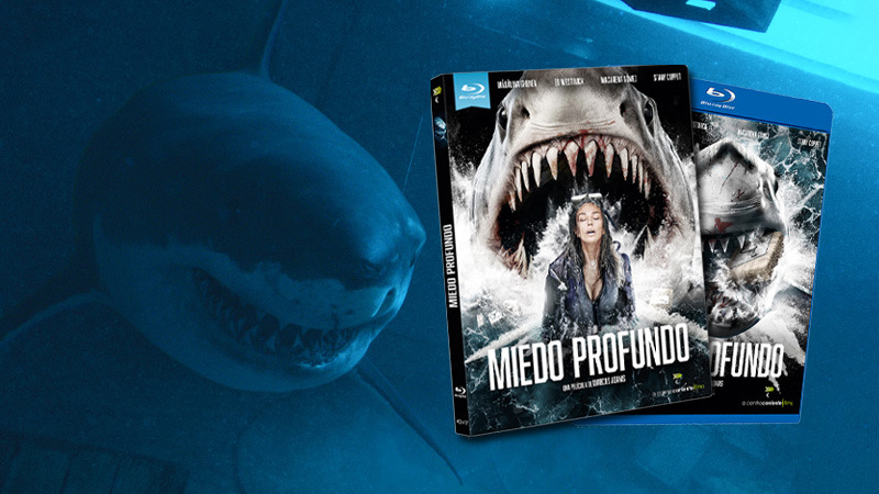 Miedo Profundo en Blu-ray, un paisaje paradisíaco con tiburones blancos