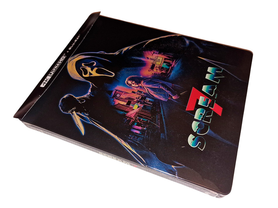 Fotograf&iacute;as del Steelbook de Scream 7 en UHD 4K y Blu-ray 2