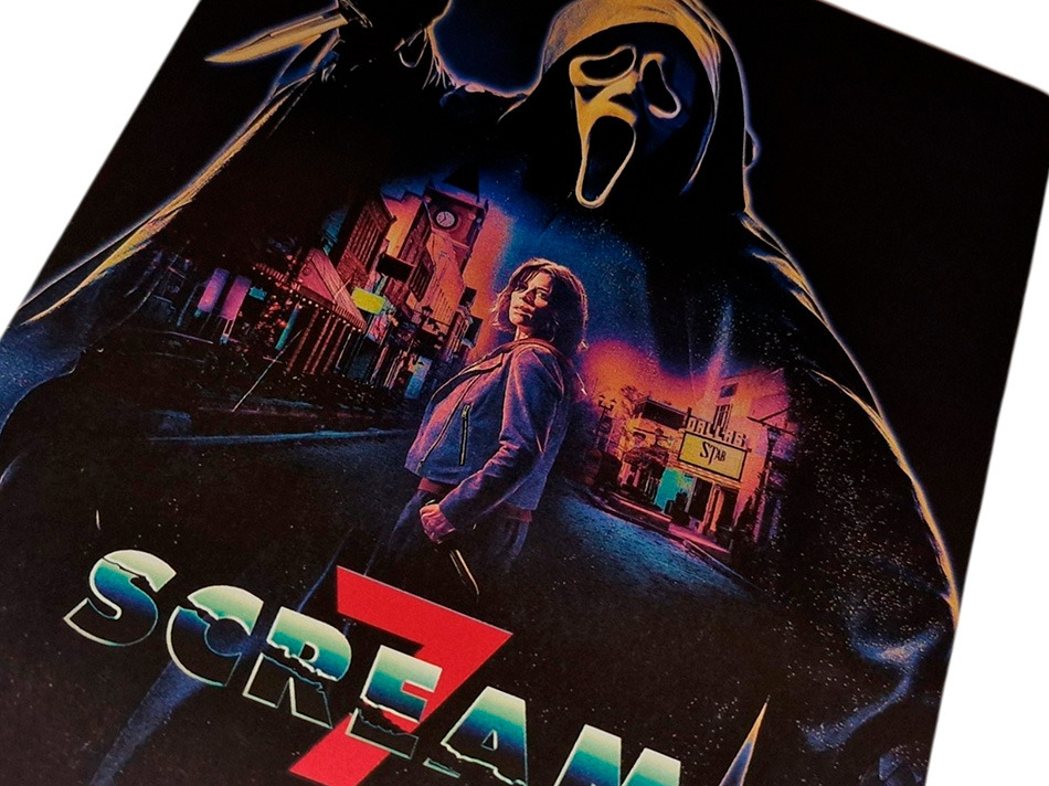 Fotograf&iacute;as del Steelbook de Scream 7 en UHD 4K y Blu-ray 6