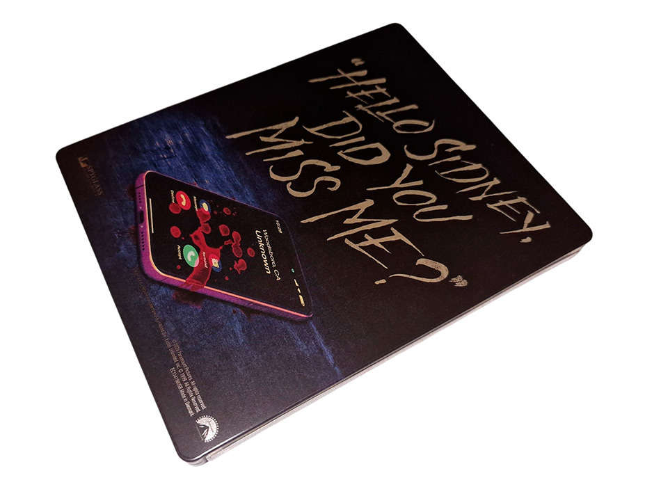 Fotograf&iacute;as del Steelbook de Scream 7 en UHD 4K y Blu-ray 7