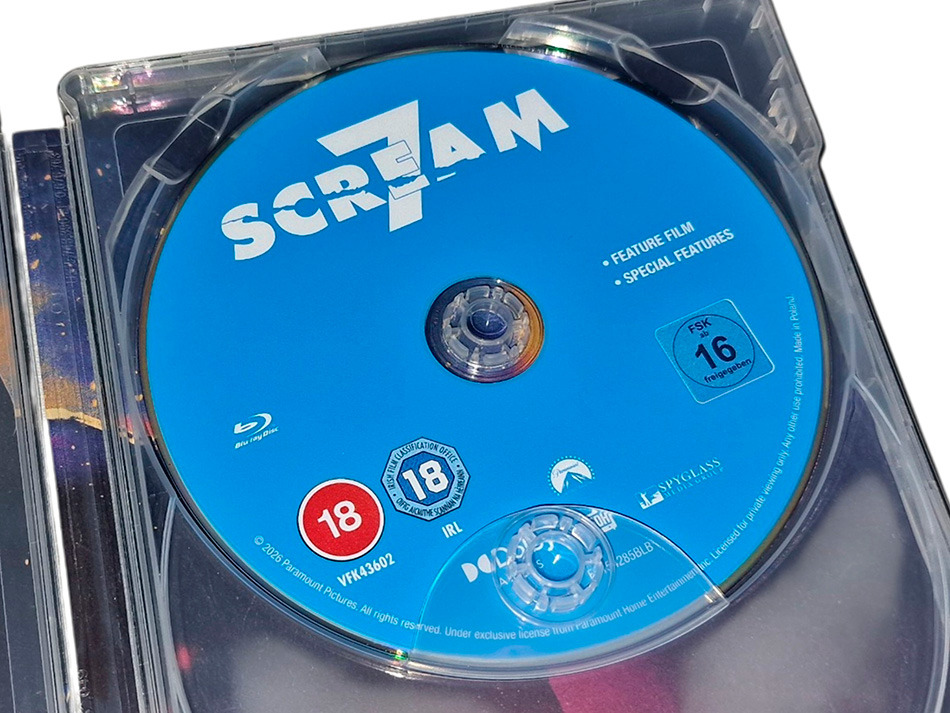 Fotograf&iacute;as del Steelbook de Scream 7 en UHD 4K y Blu-ray 12