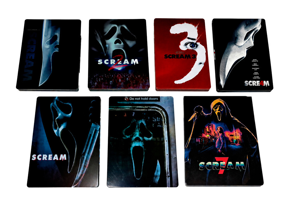 Fotograf&iacute;as del Steelbook de Scream 7 en UHD 4K y Blu-ray 16