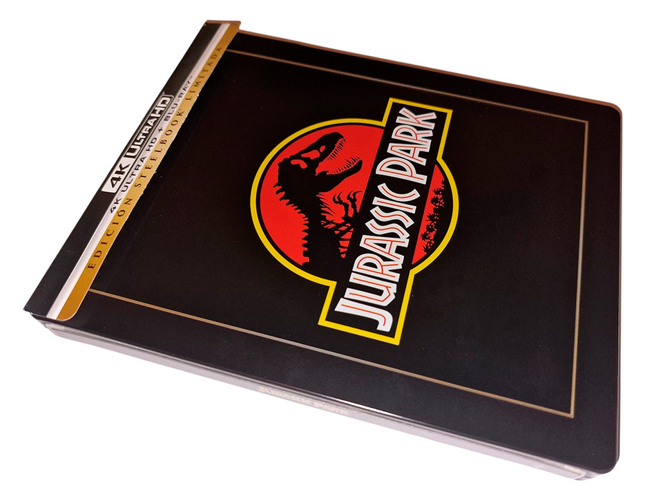 Fotografías del Steelbook de Jurassic Park en UHD 4K y Blu-ray 2