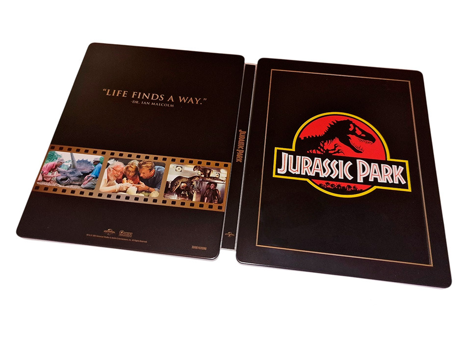 Fotografías del Steelbook de Jurassic Park en UHD 4K y Blu-ray 9