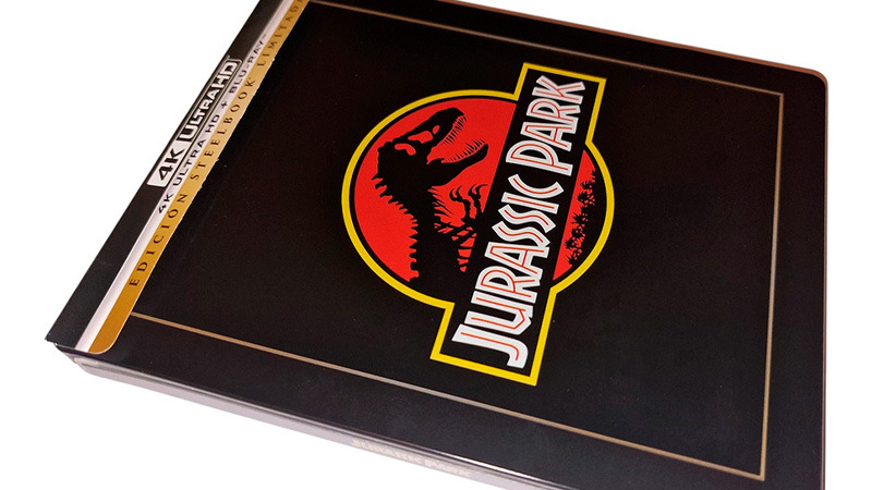 Fotografías del Steelbook de Jurassic Park en UHD 4K y Blu-ray