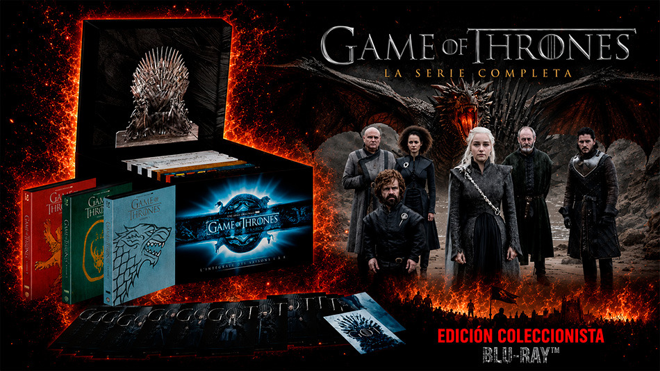 Fotografías de la edición coleccionistas de Juego de Tronos en Blu-ray (Francia) 1